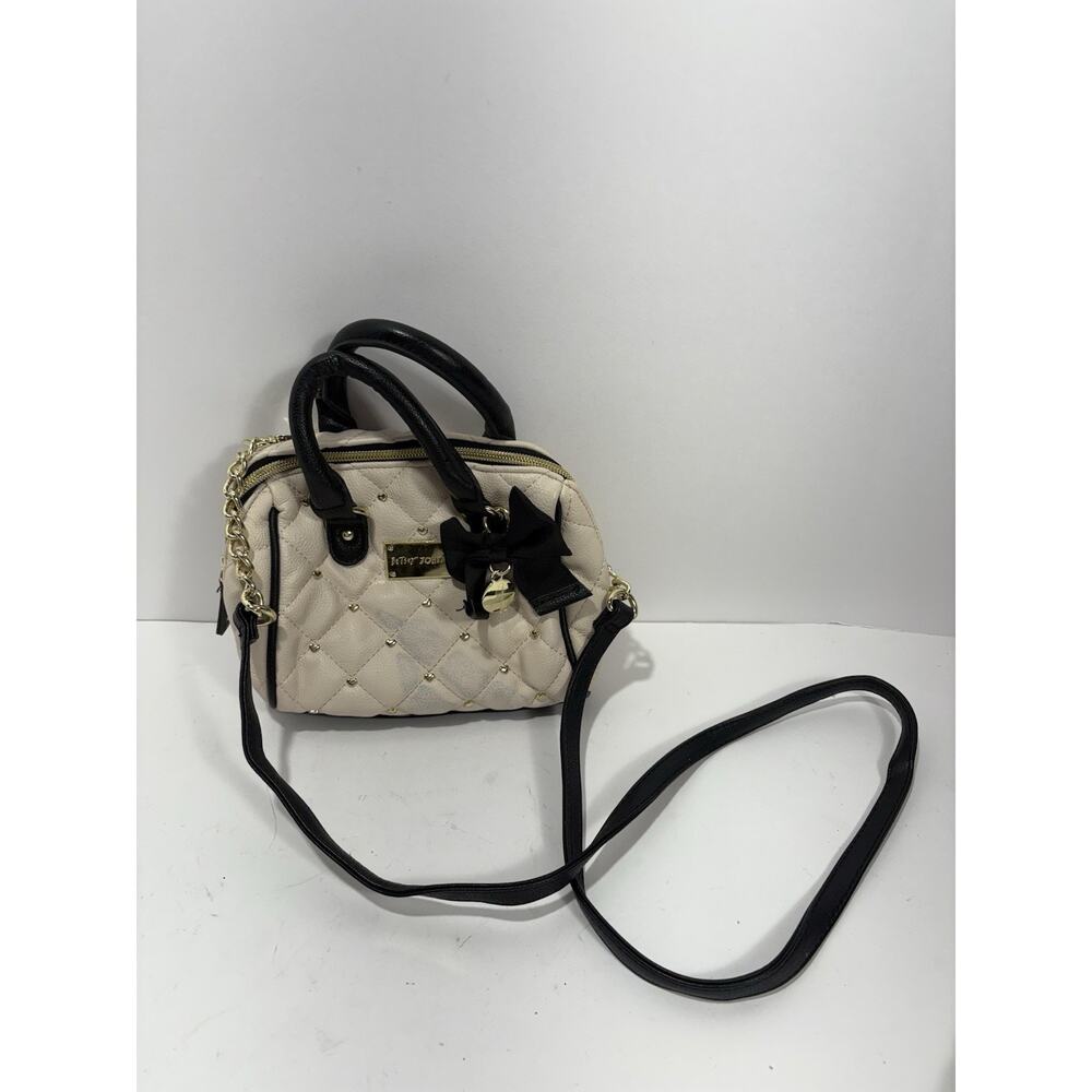 Betsey Johnson Be Mine Crossbody Light Pink Quilted Clutch/shoulder Bag STAINED*